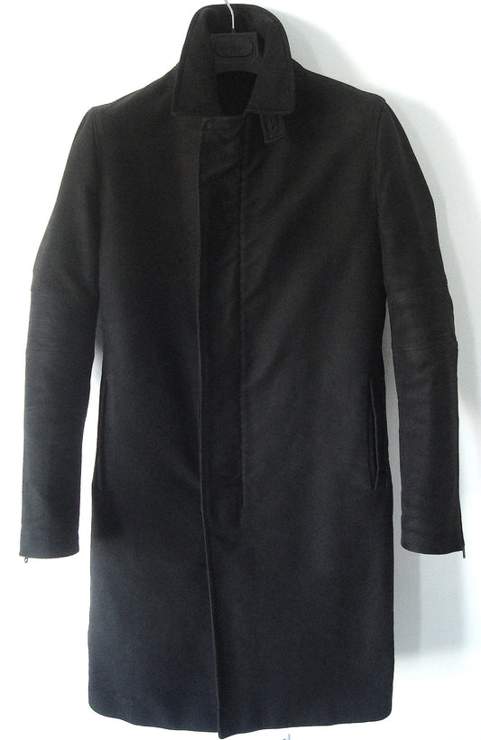 1999 Heavy Moleskin Cotton Slim Tailored Biker Coat