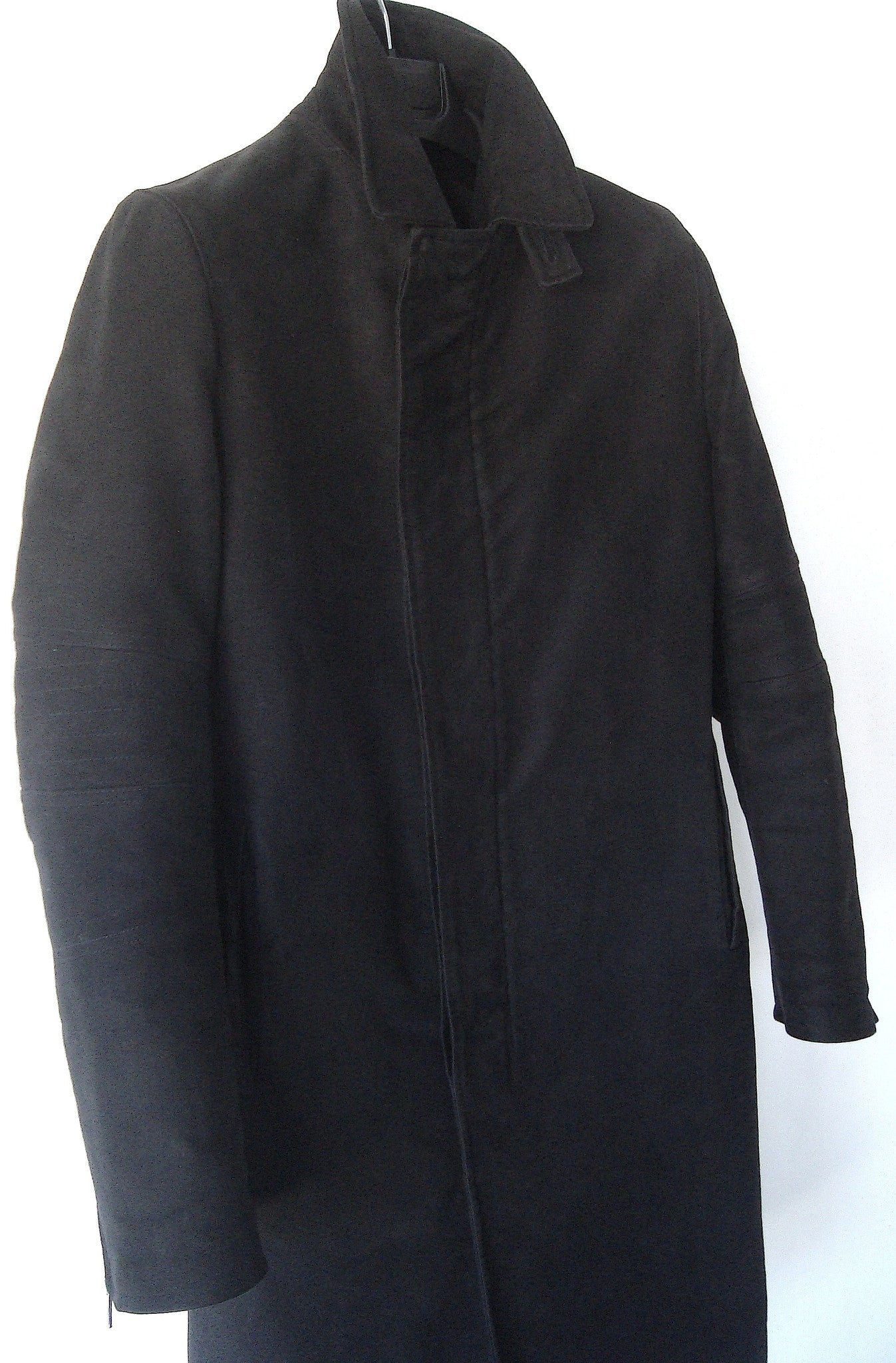 1999 Heavy Moleskin Cotton Slim Tailored Biker Coat