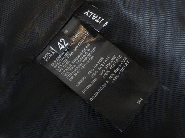 2010 Nubuck Leather Military Jacket