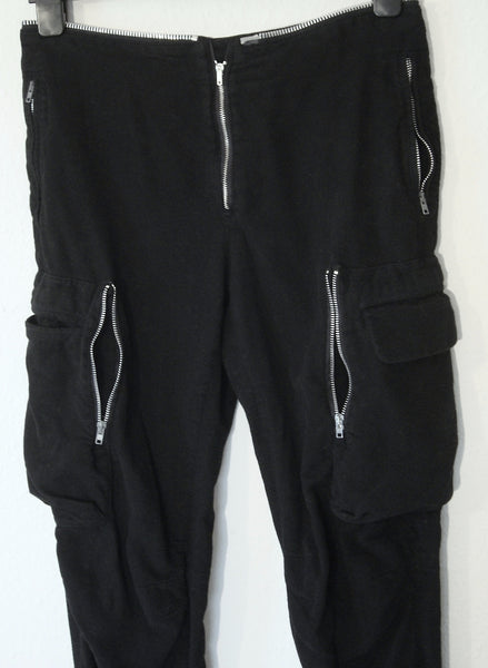 1999 Bondage Trousers with Cargo Pockets and Zipper Details