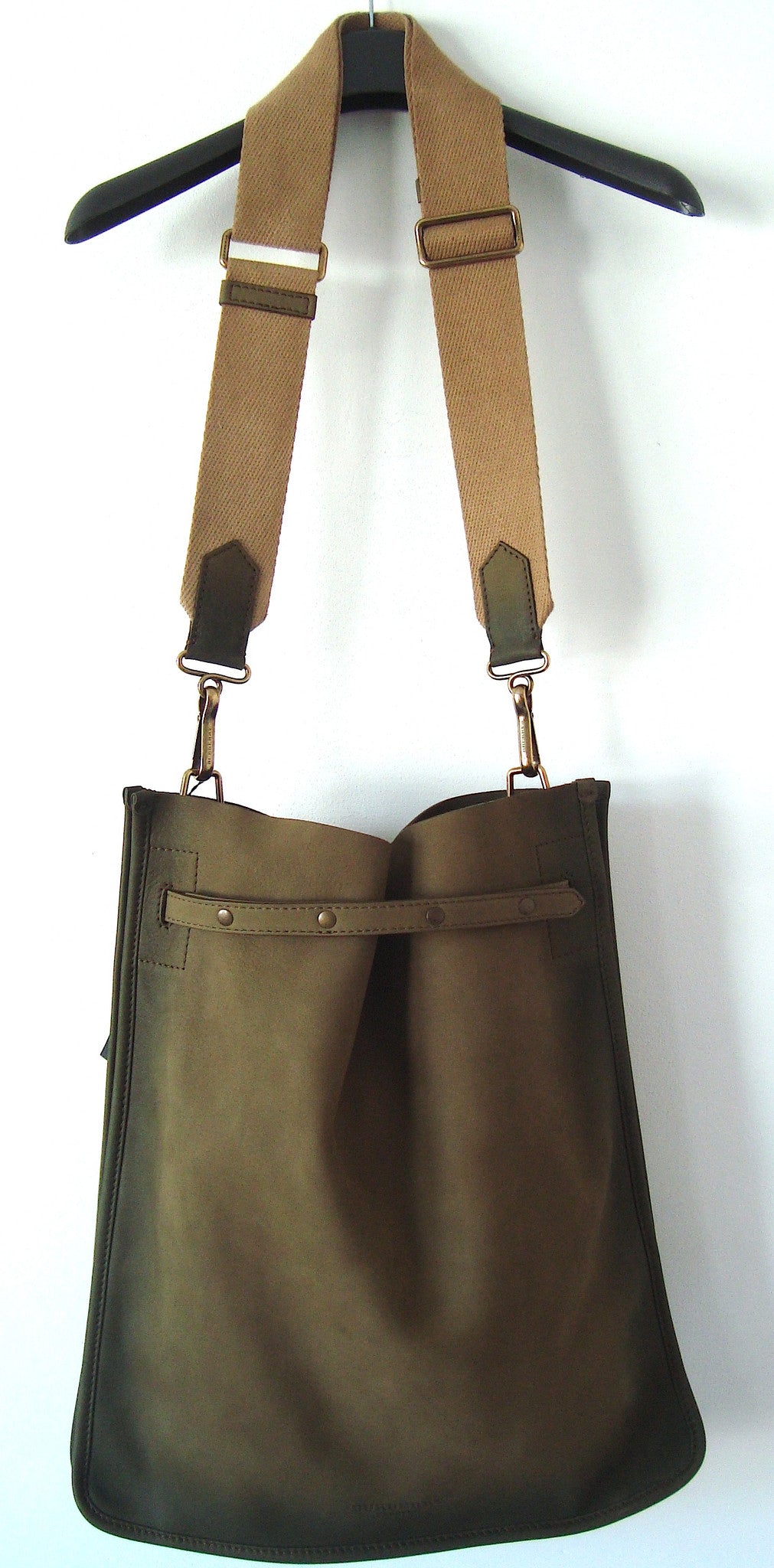 2011 Hand Dyed Calf Leather Oversized Messenger Bag