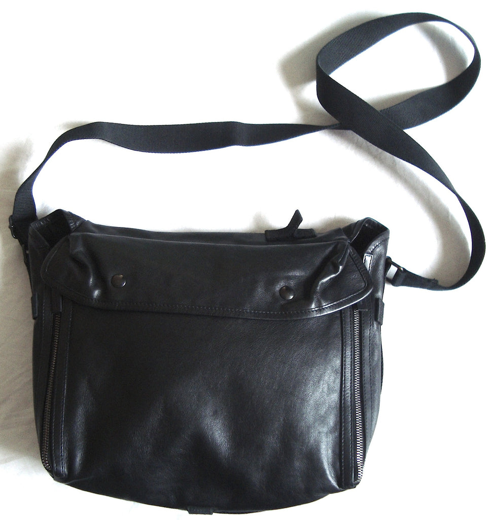 Helmut Lang  Nappa Leather Gas Mask Messenger Bag – ENDYMA