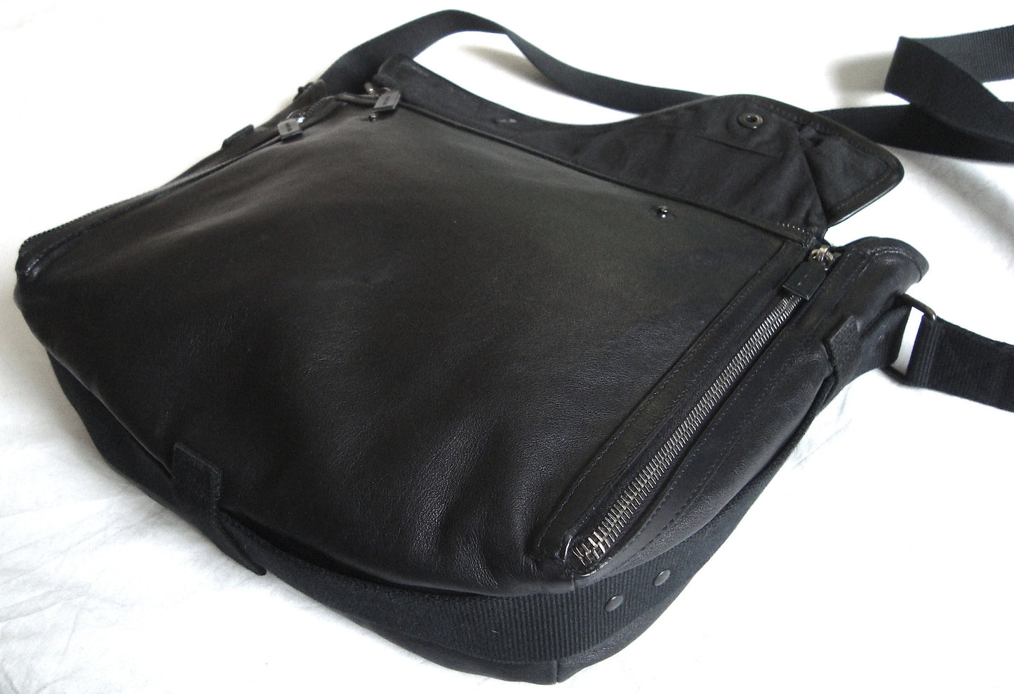 2003 Nappa Leather Gas Mask Messenger Bag