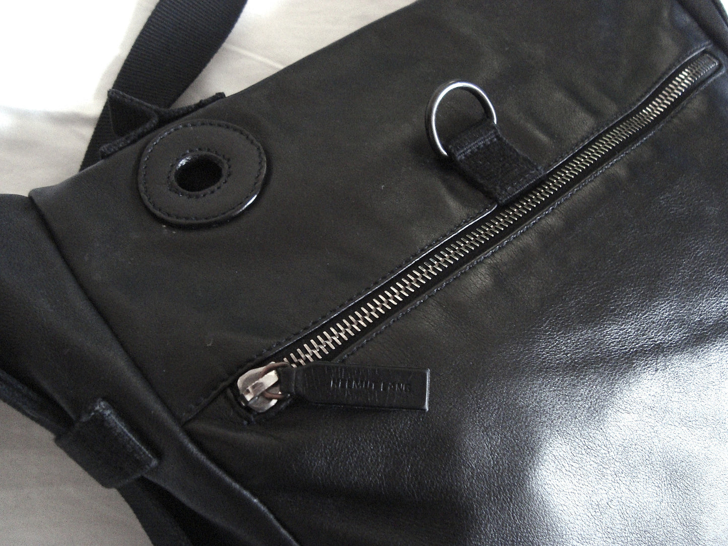 2003 Nappa Leather Gas Mask Messenger Bag