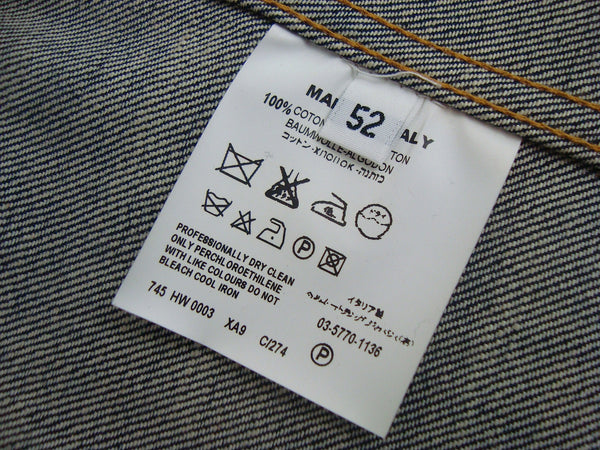 2002 Raw Denim 1-Pocket Jacket
