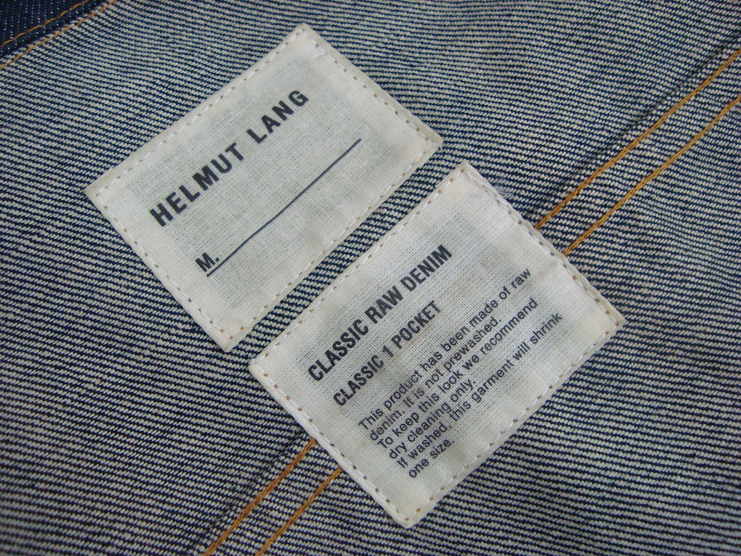 2002 Raw Denim 1-Pocket Jacket