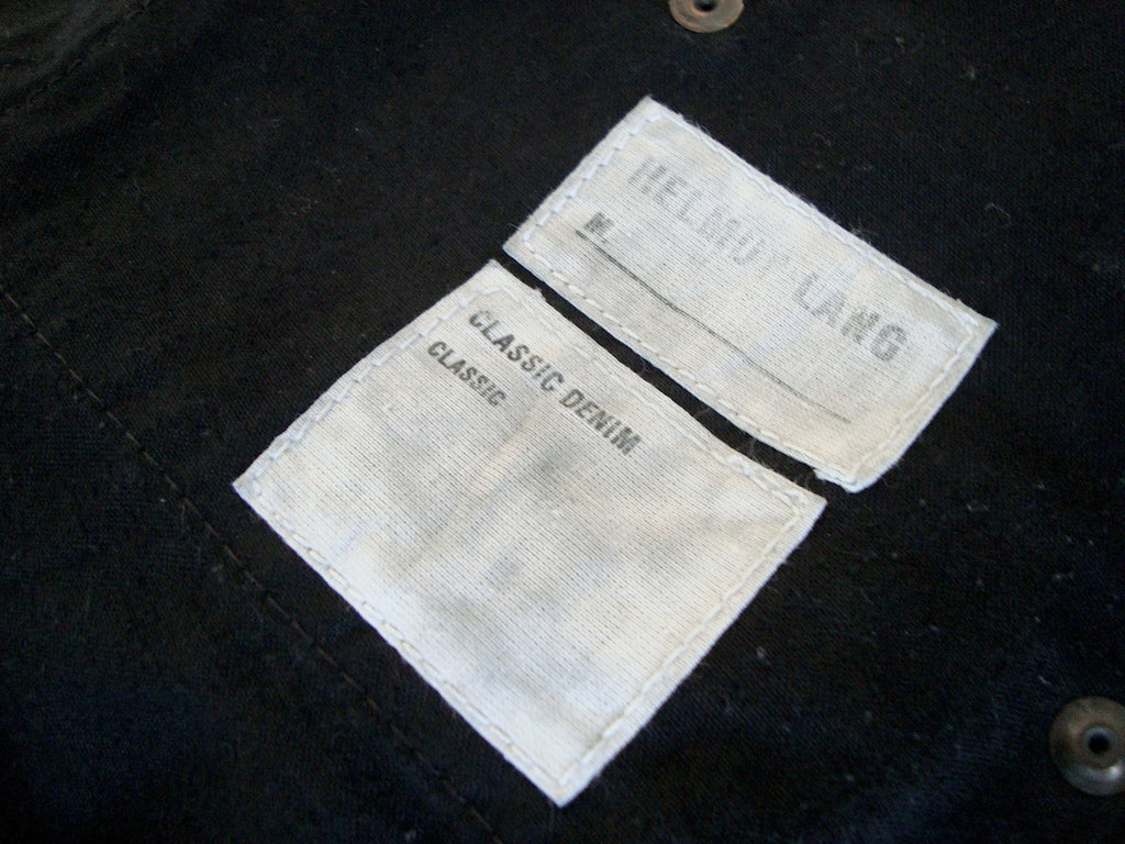 Helmut Lang 2003 Classic Jeans with Rubber Tape Applications – ENDYMA