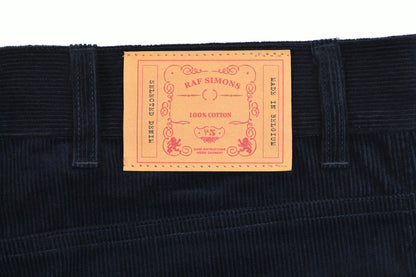 2004 Dark Navy Corduroy Elongated Bootcut Jeans