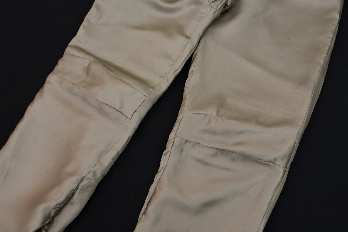 1999 Platinum-Printed Lamb Leather Biker Trousers