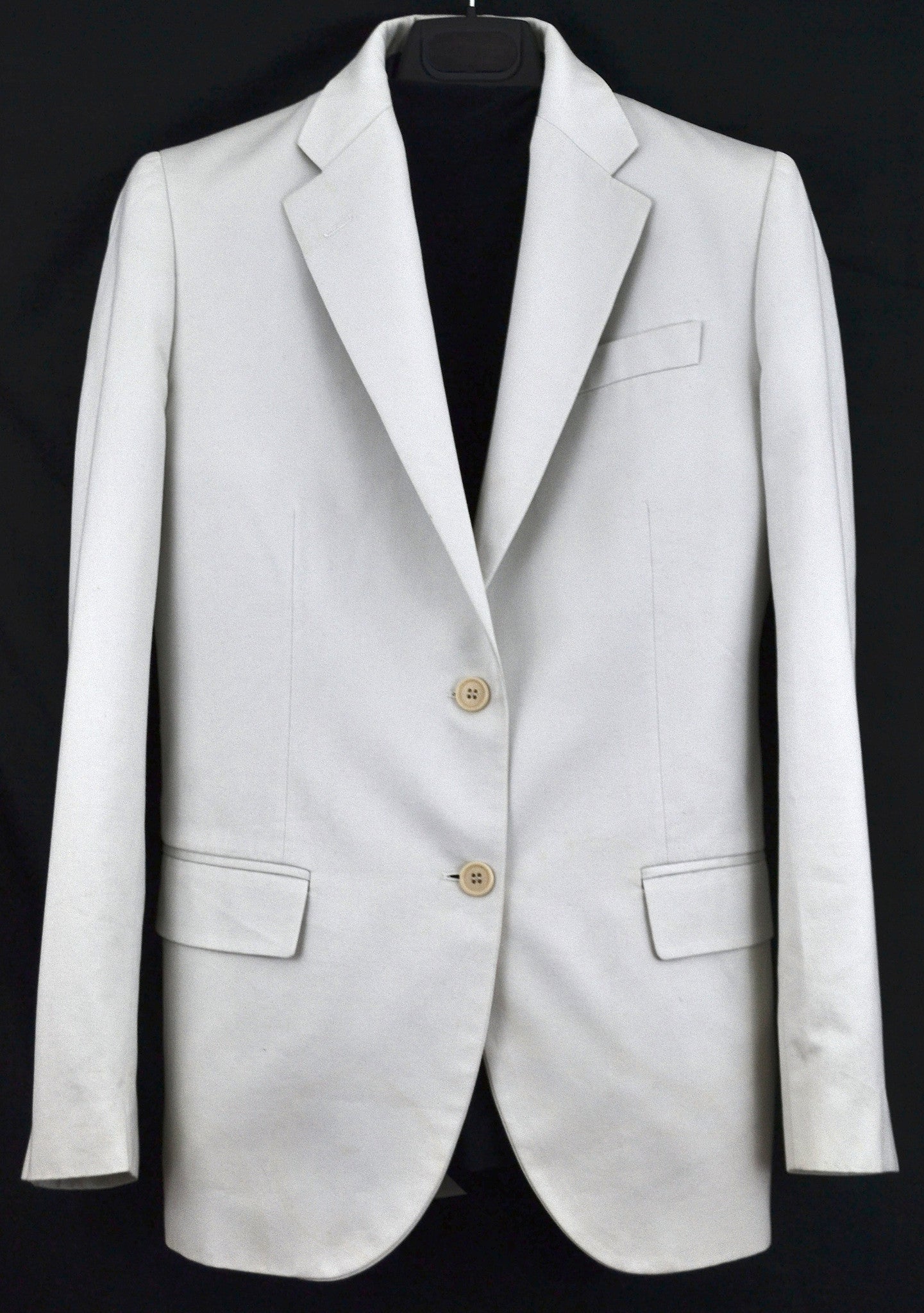 2002 Sateen Cotton Tailored Jacket with Bondage Straps