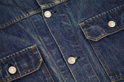 1998 Broken-In Raw Denim Lower 2-Pocket Jacket