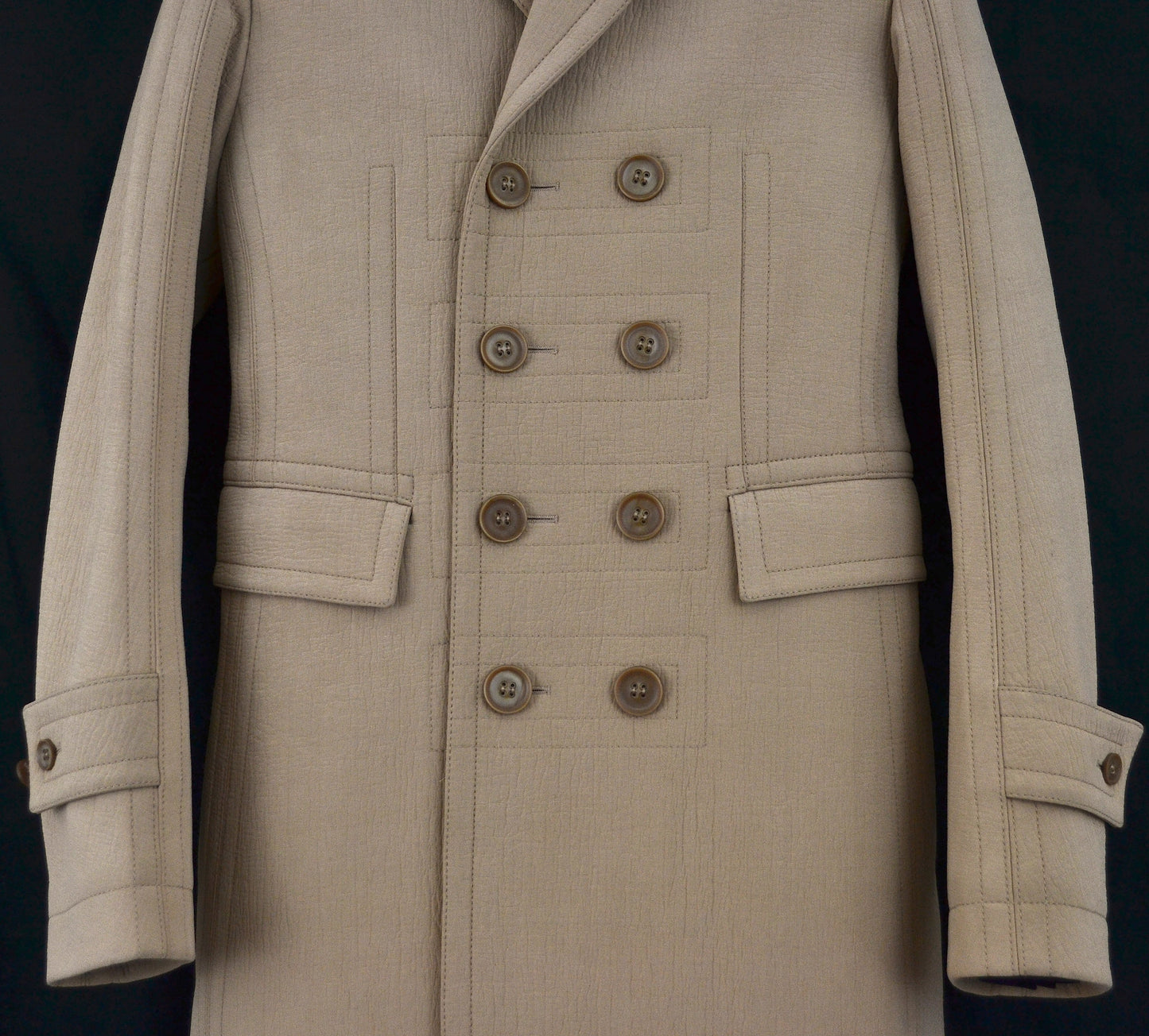 2011 Bonded Crêpe Sculptural Great Coat