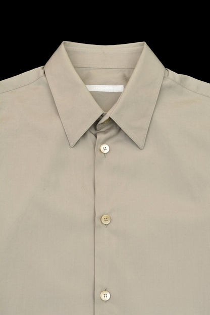 2004 Slim Short-Sleeve Shirt with Abstract Military Detail