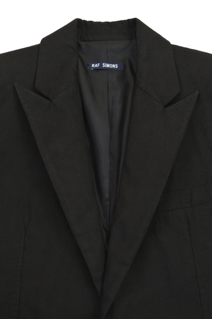 1998 Overdyed Cotton 'SATAN' Peak Lapel Blazer