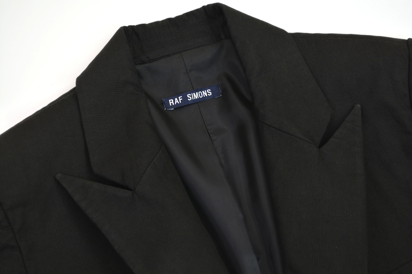 1998 Overdyed Cotton 'SATAN' Peak Lapel Blazer