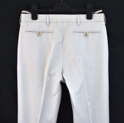 2002 Sateen Cotton Tailored Trousers