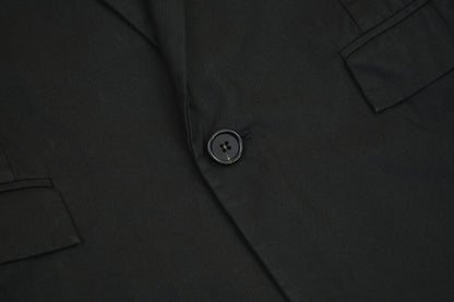 1998 Overdyed Cotton 'SATAN' Peak Lapel Blazer