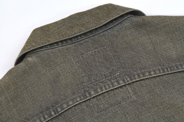 1999 Vintage Sanded Denim Slim Lower 2-Pocket Jacket