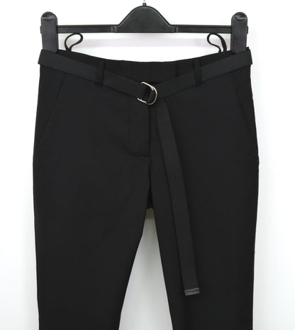 2001 Wool/Silk Tailored Trousers with Elastic Bondage Belt