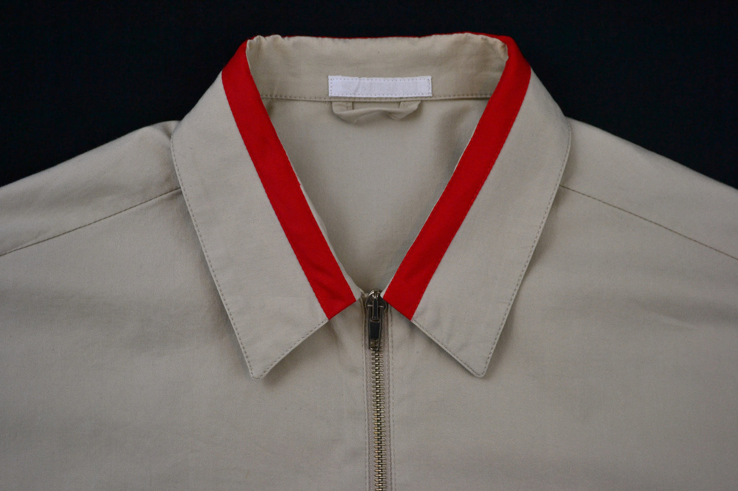 1997 Stretch Cotton Blouson with Contrasting Collar Detail