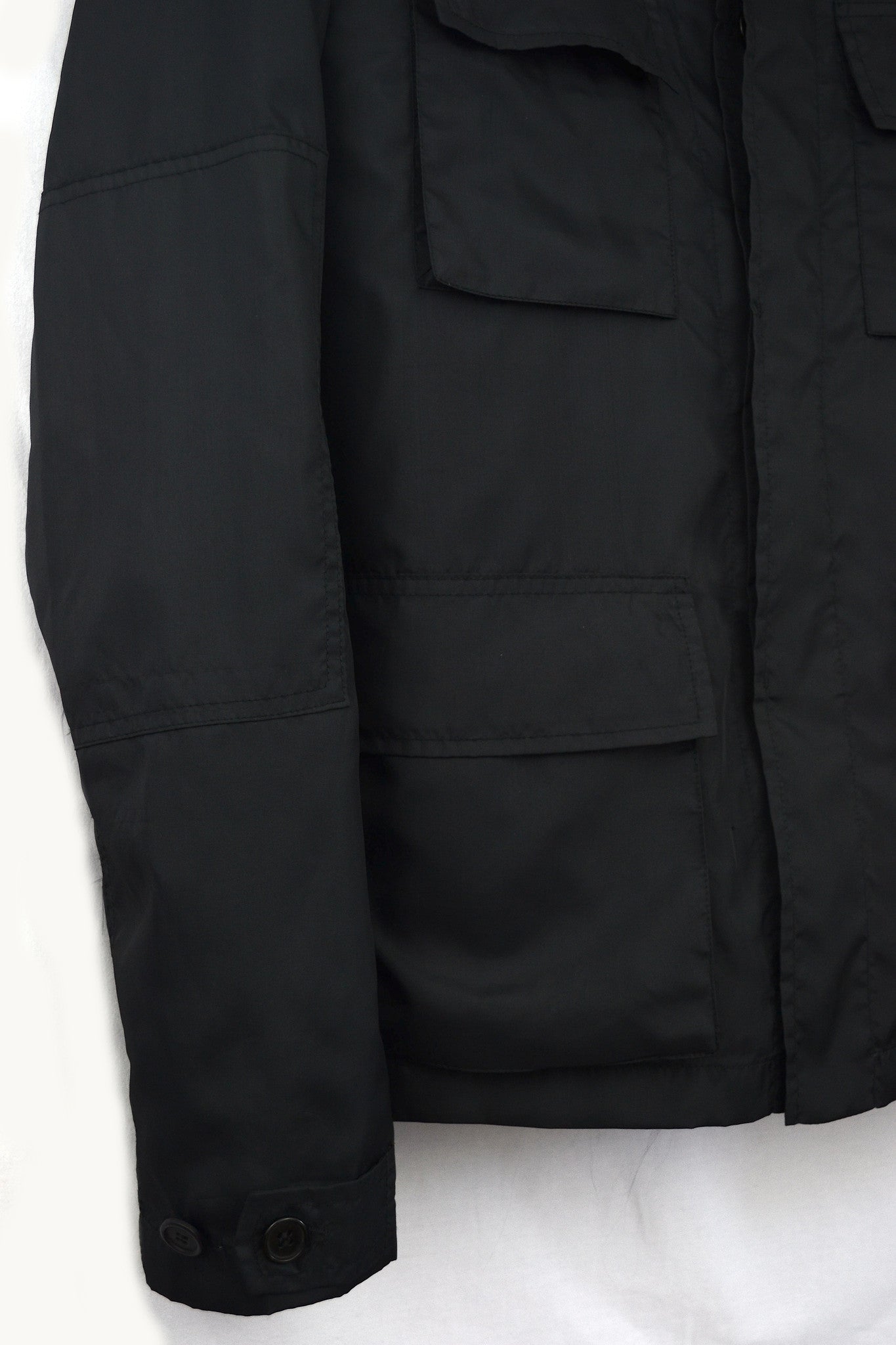 1997 Fine Nylon Worker Jacket with Cargo Pockets