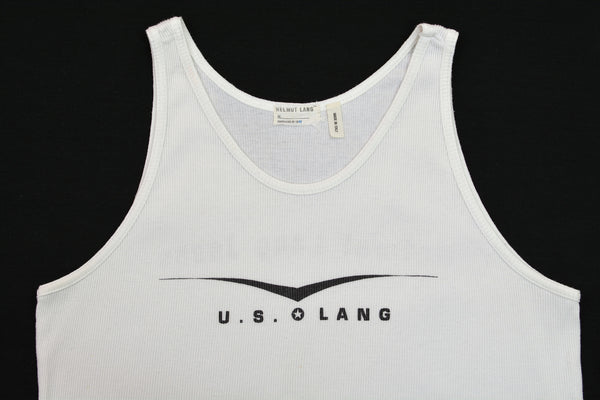 1998 Ribbed Jersey 'U.S. Lang' Tank Top