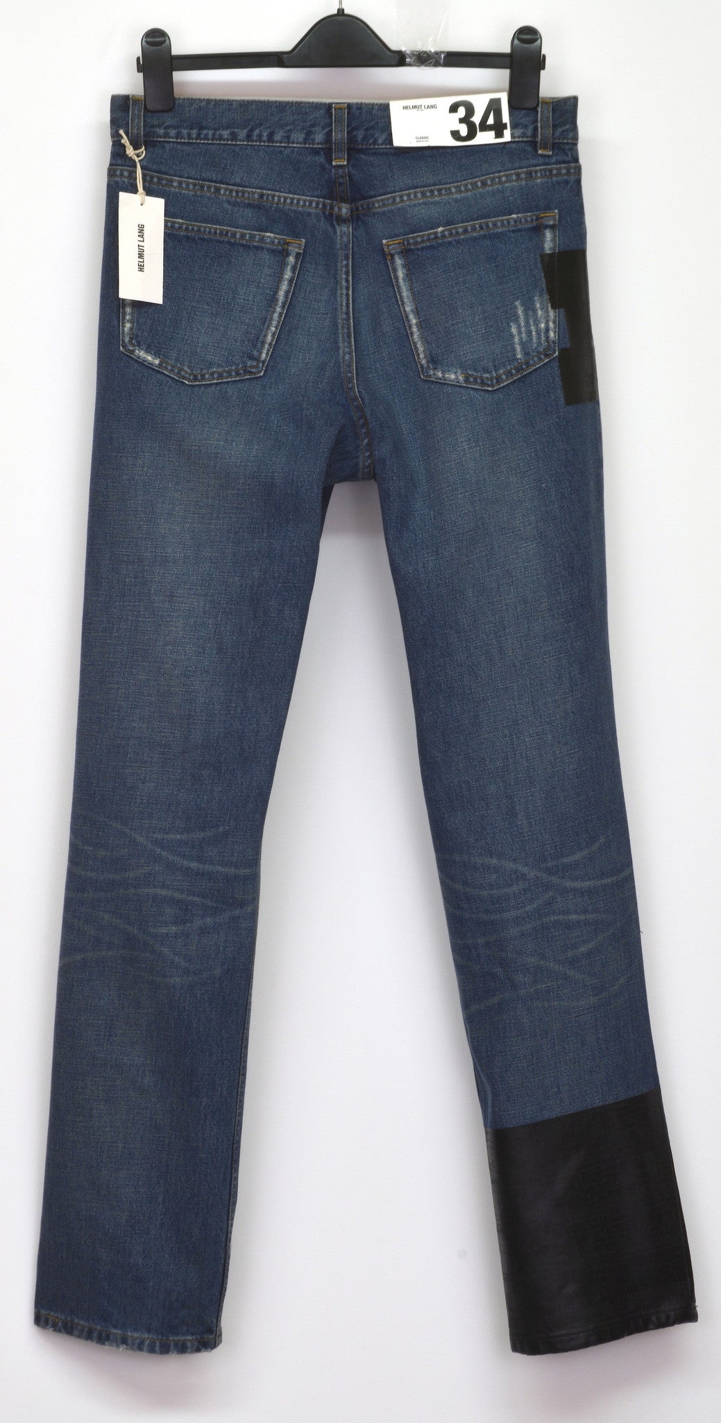 Helmut Lang 2003 Classic Vintage Jeans with Rubber Tape Helmut Lang 2003 Classic Vintage Jeans with Rubber Tape