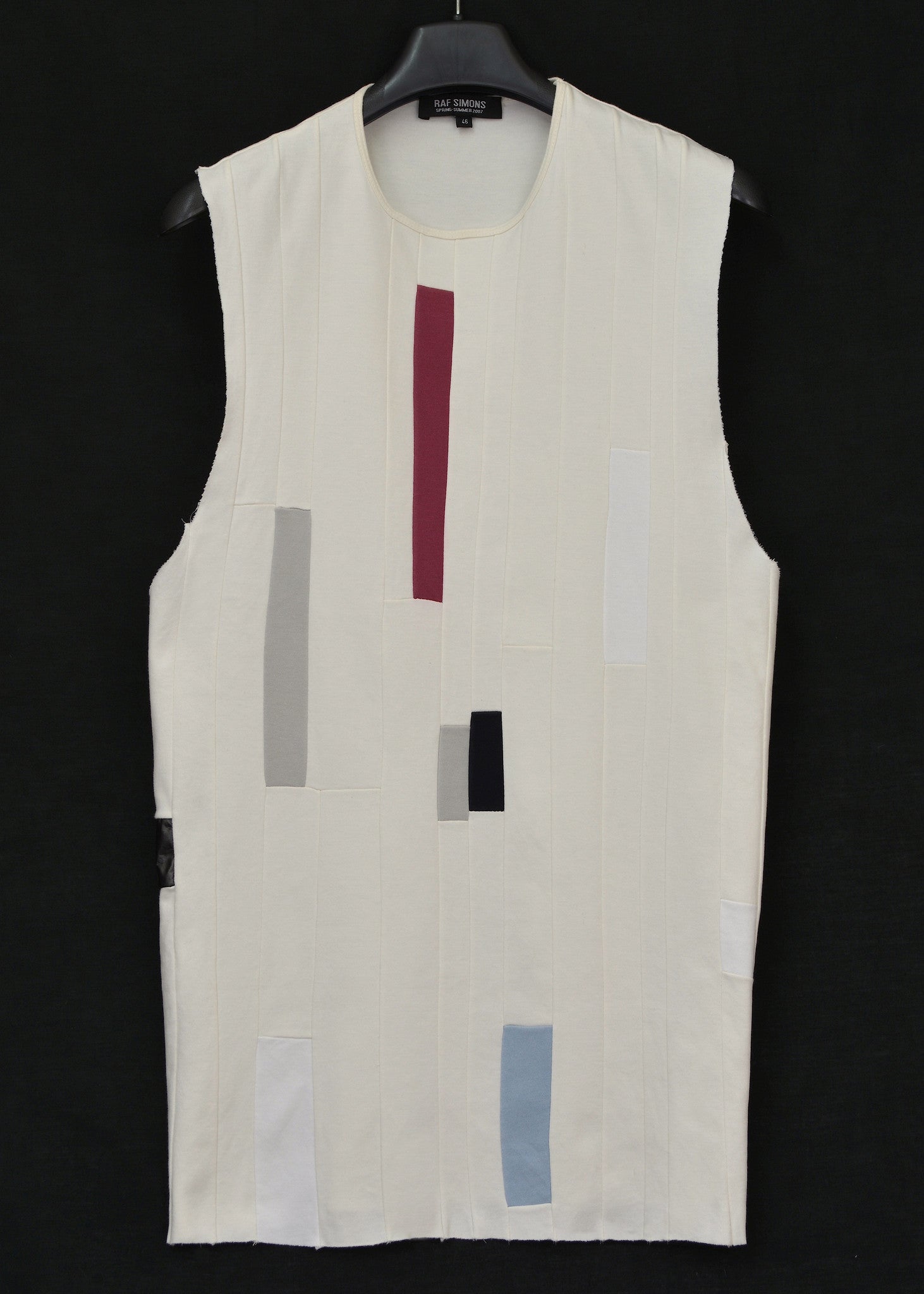 2007 Abstract Patchwork Oversized Tank Top