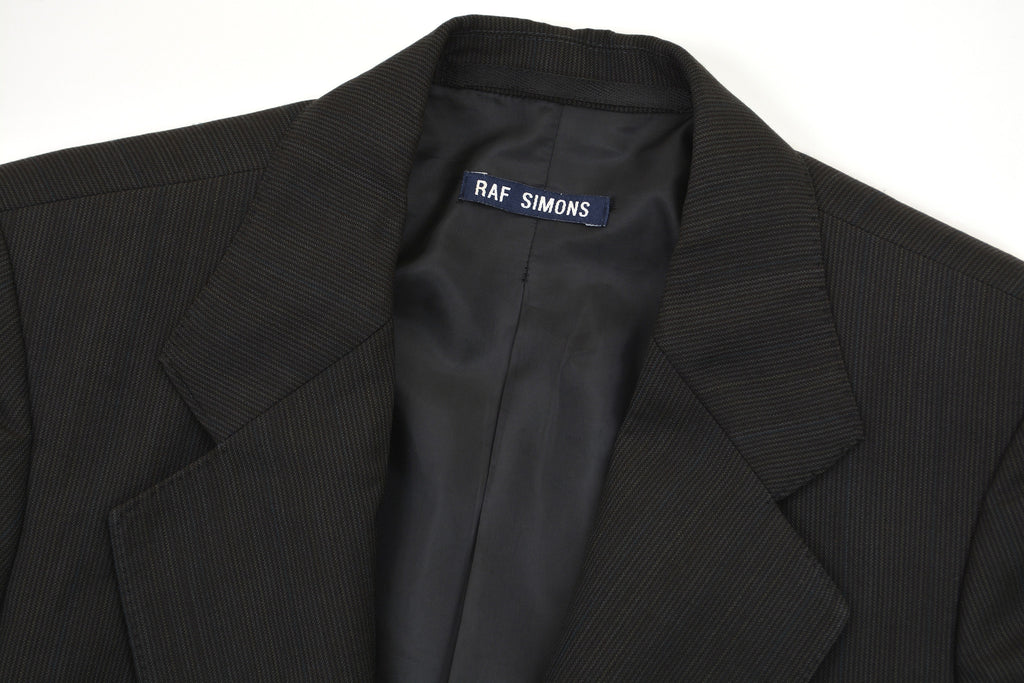 Raf Simons 1997 Super 120's Wool Slim Schoolboy Blazer – ENDYMA