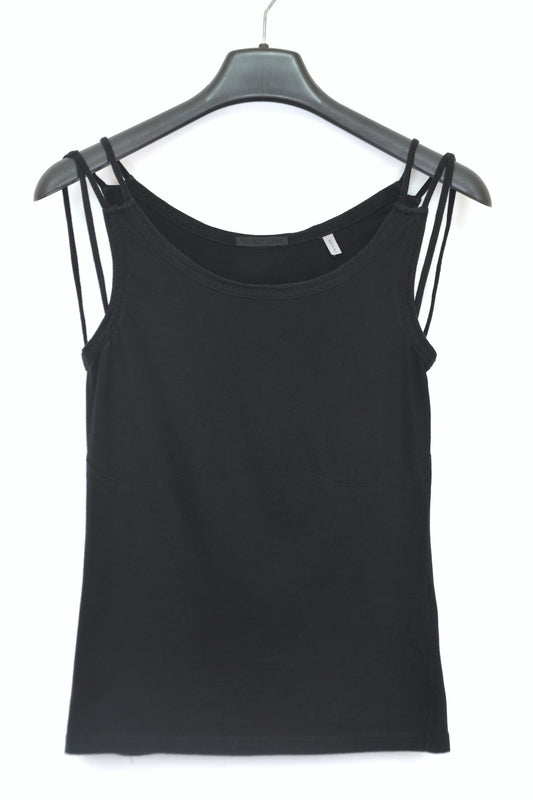 2001 Tailored Tank Top with Shoulder Strap Details