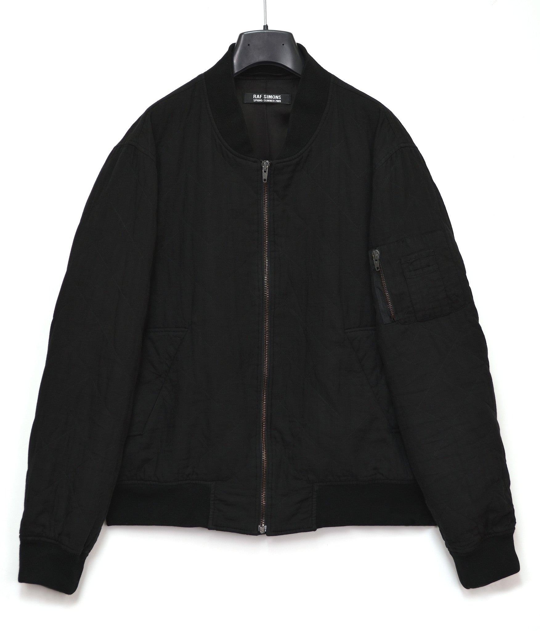 2009 Overdyed Quilted Voile Classic Bomber Jacket