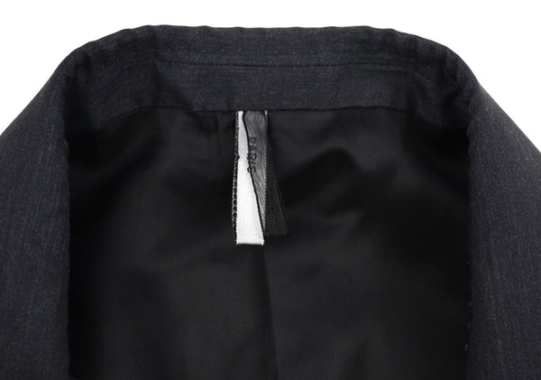 2002 Coated Silk/Wool Hand-Tailored Blazer Jacket