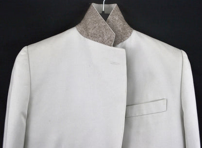 2002 Sateen Cotton Tailored Jacket with Bondage Straps