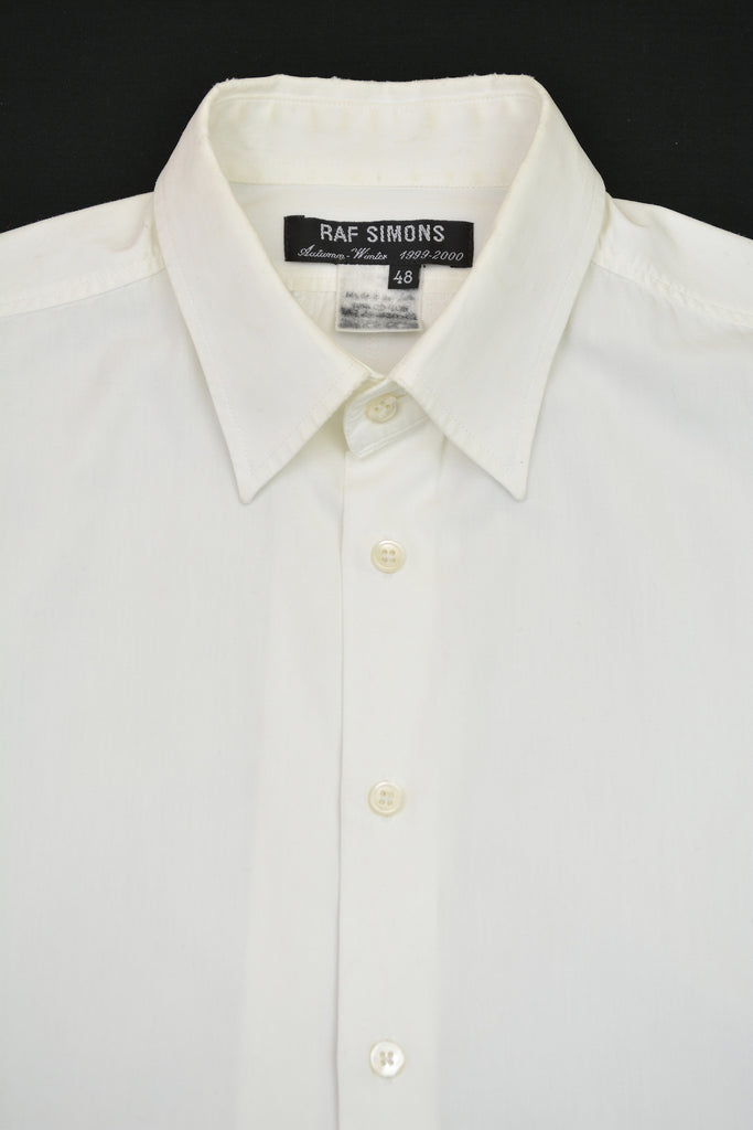 tanque Alinear Descanso Raf Simons 1999 Fine Cotton Darted Shirt with Hunting Pleat Detail – ENDYMA