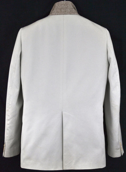 2002 Sateen Cotton Tailored Jacket with Bondage Straps