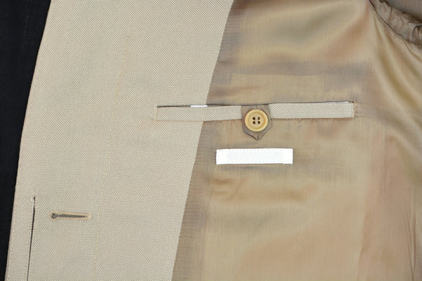 2001 Silk/Cotton Sartorial Chesterfield Coat with Bondage Strap