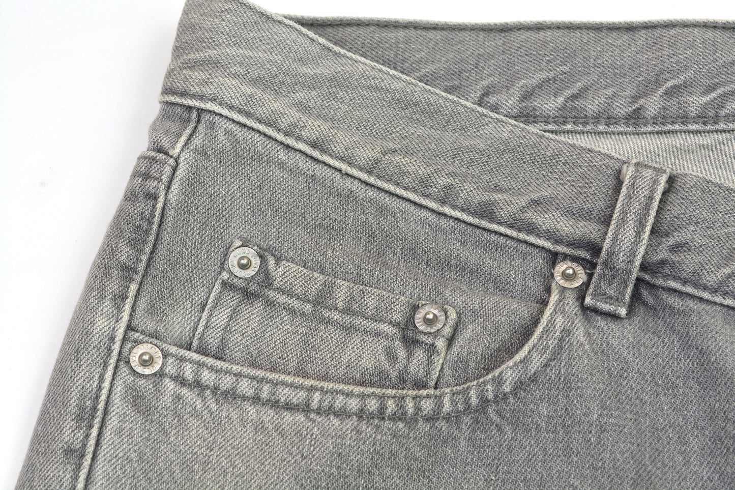 1999 Vintage Grey Sanded Denim Classic Jeans