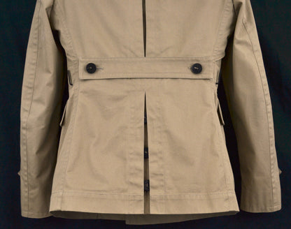 2011 Cotton Twill Military Peacoat with Metal Details