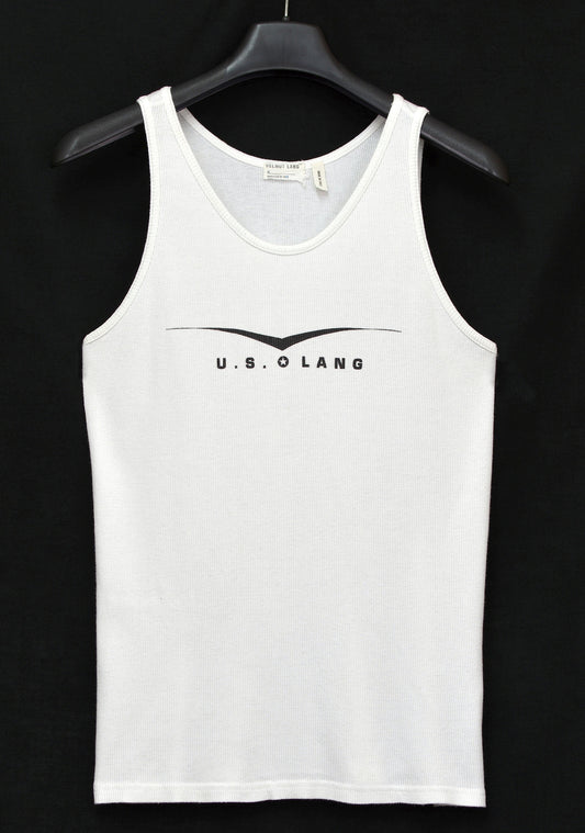 1998 Ribbed Jersey 'U.S. Lang' Tank Top