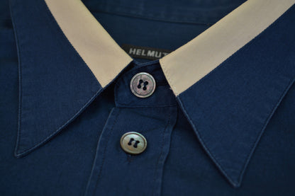 1996 Classic Shirt with Contrasting Collar Detail