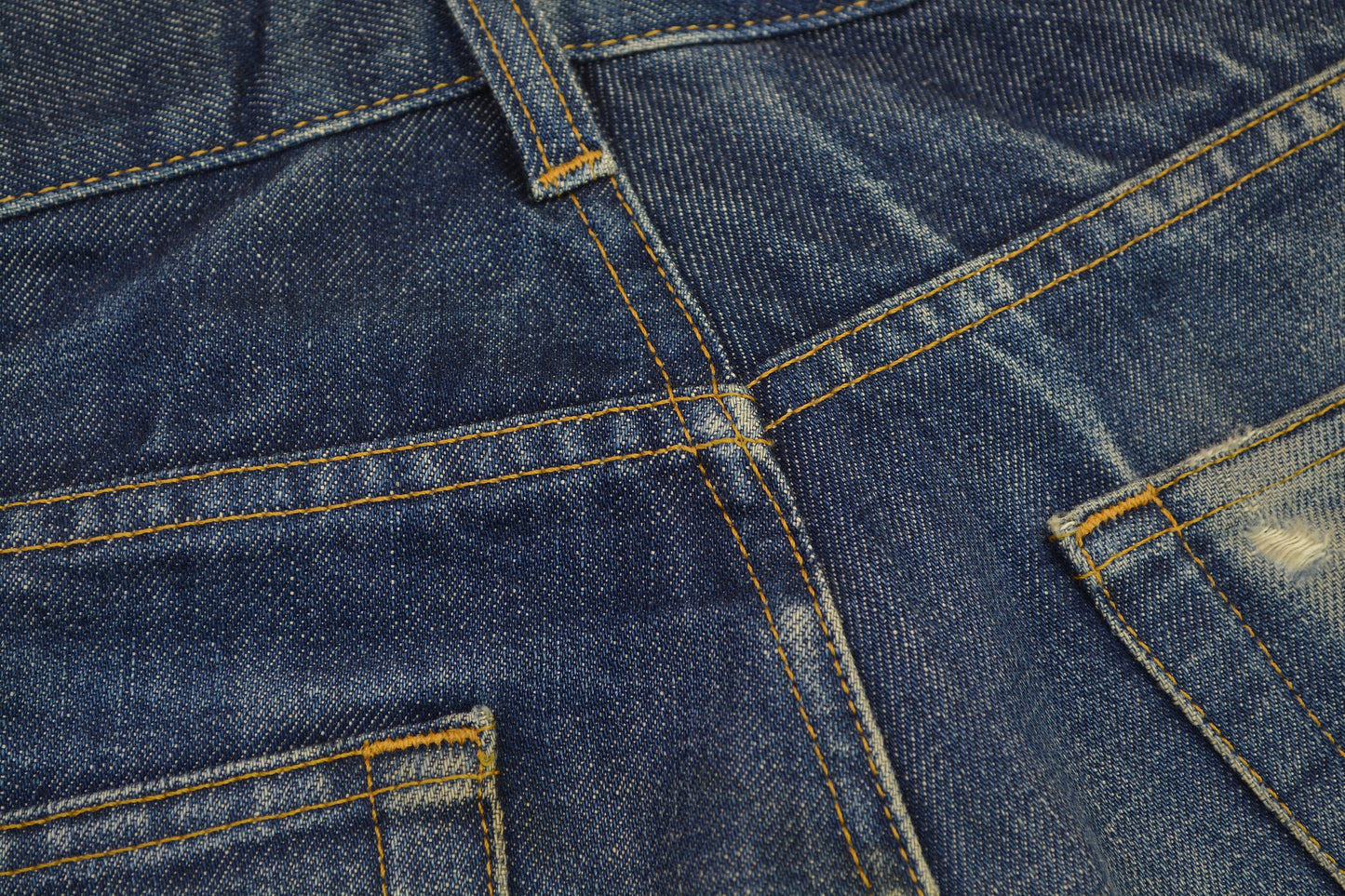 1998 Broken-In Raw Denim Classic Jeans