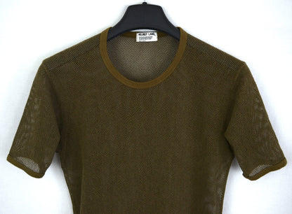 Helmut Lang 1998 Cotton-blend Mesh Slim T-Shirt – ENDYMA Helmut Lang 1998 Cotton-blend Mesh Slim T-Shirt – ENDYMA