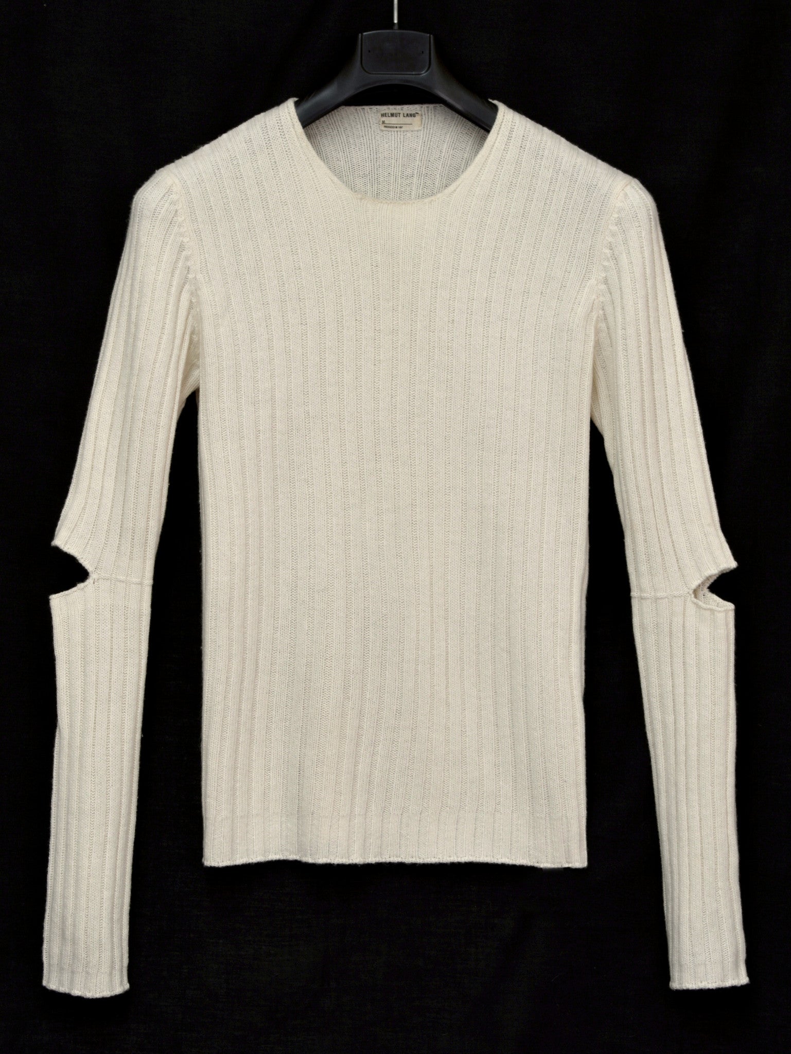 Helmut Lang 1997 Sweater with Slashed Sleeves – ENDYMA