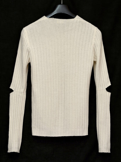 Helmut Lang 1997 Sweater with Slashed Sleeves – ENDYMA Helmut Lang 1997 Sweater with Slashed Sleeves – ENDYMA