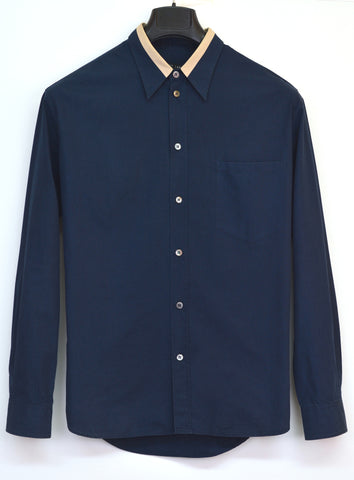 1996 Classic Shirt with Contrasting Collar Detail