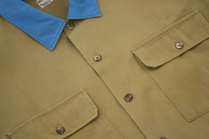 1997 Workwear Shirt with Contrasting Collar