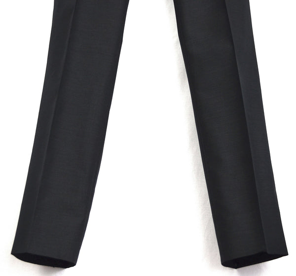 2002 Coated Silk/Wool Tailored Trousers