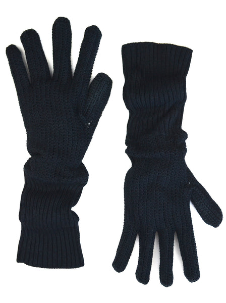 2008 Handknit Crochet Silk Oversized Gloves