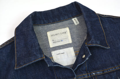 1999 Washed Raw Denim Classic 2-Pocket Jacket with Turn Up Sleeves