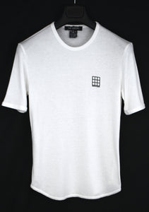 Loewe - logo-print Cotton-Blend Jersey T-Shirt - Womens - White Grey